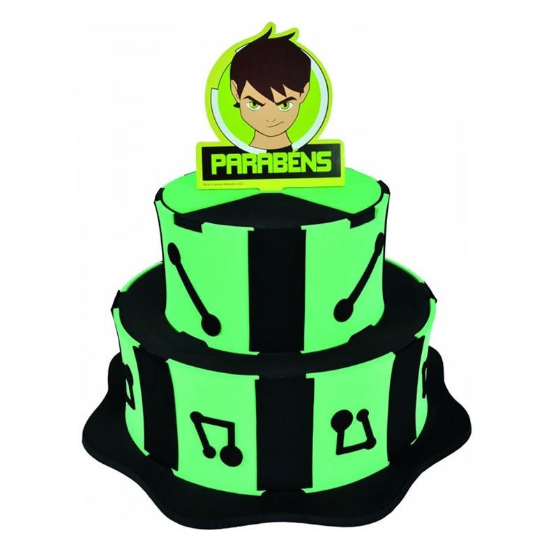 Bolo Fake Cenográfico EVA Decorativo do Ben 10