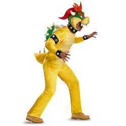 Fantasia Bowser Super Mario World Masculina Adulto Halloween Carnaval
