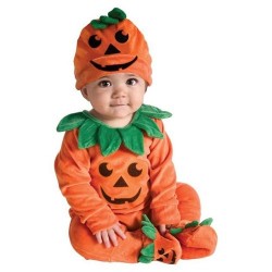 Fantasia Infantil Bebês Abóbora Festa Halloween