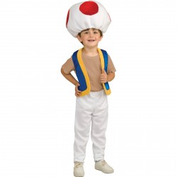 Fantasia Infantil Toad Super Mario Festa Halloween