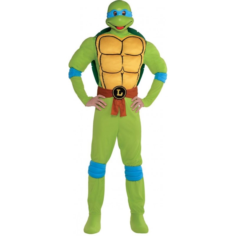 Fantasia Masculina Tartaruga Ninja Adulto Festa Halloween