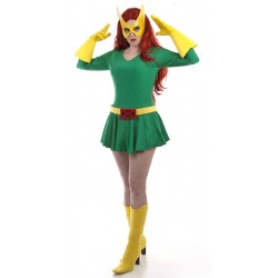 Fantasia Feminina Jean Grey X-Man Adulto Festa Halloween