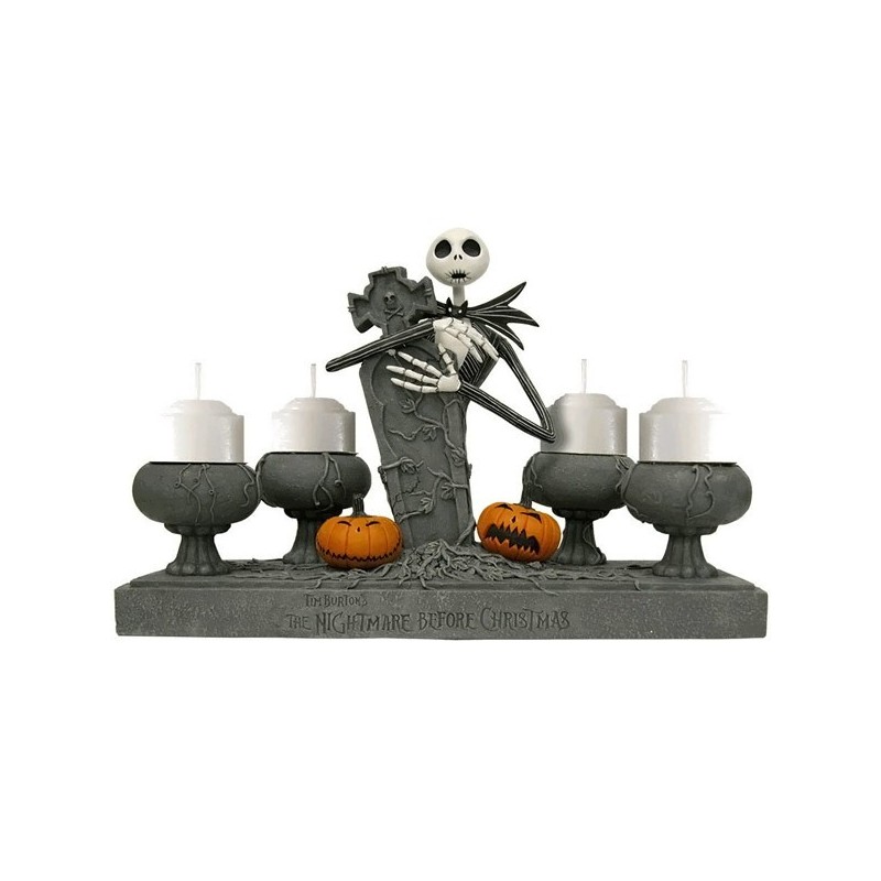 Candelabro para Festa de Halloween e Dia das Bruxas Lápide