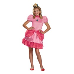 Fantasia Infantil Princesa Peach Super Mario World Halloween