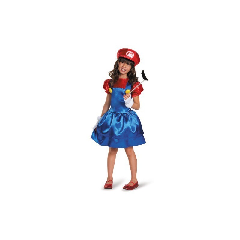 Fantasia Infantil Super Mario World Meninas Festa Halloween