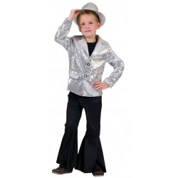 Fantasia Infantil Disco Anos 70 Festa Halloween