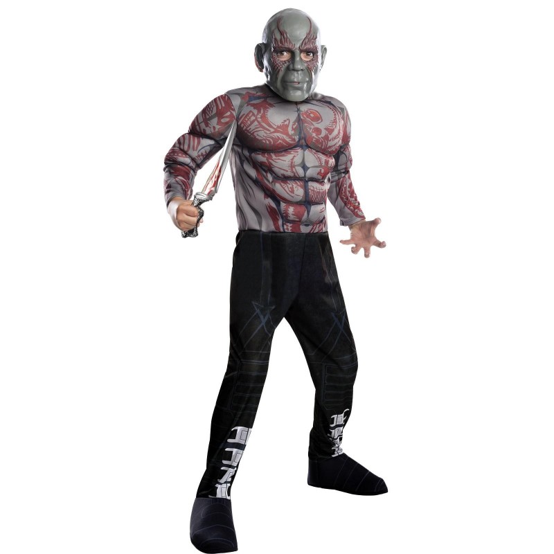 Fantasia Infantil Drax Guardiões da Galaxia Festa Halloween
