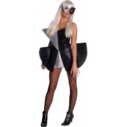 Fantasia Feminina Lady Gaga Adulto Carnaval Festa Halloween