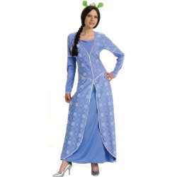 Fantasia Feminina Adulto Princesa Fiona Carnaval Festa Halloween