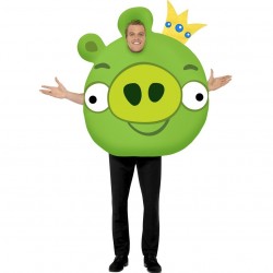 Fantasia Feminina Adulto Angry Birds Porco Carnaval Festa Halloween