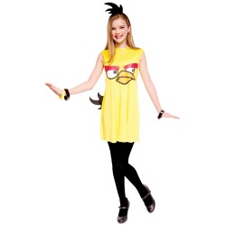 Fantasia Infantil Angry Birds Amarelo Carnaval Festa Halloween