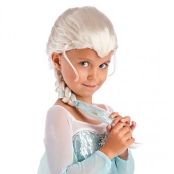 Peruca Feminina Elsa Frozen Carnaval Halloween