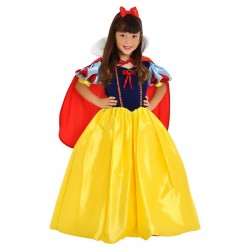 Fantasia Infantil Branca de Neve para Halloween Carnaval