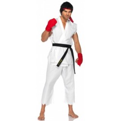 Fantasia Masculina Ryu Street Fighter Festa Halloween Carnaval