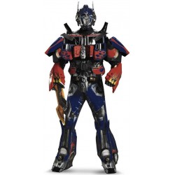 Fantasia Masculina Optimus Prime Transformers Luxo Cosplay Festa Halloween