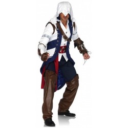 Fantasia Masculina Connor Assassins Creed Cosplay Halloween Carnaval