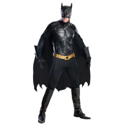 Fantasia Luxo Masculina Batman Halloween Carnaval