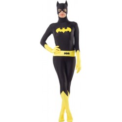 Fantasia Feminina BatGirl Zentai Bodysuit Halloween Carnaval