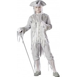 Fantasia Masculina Fantasma Medieval Festa Halloween Carnaval