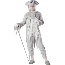 Fantasia Masculina Fantasma Medieval Festa Halloween Carnaval