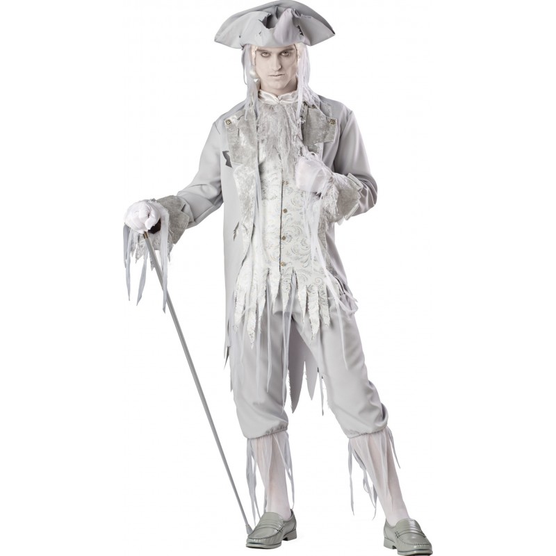 Fantasia Masculina Fantasma Medieval Festa Halloween Carnaval