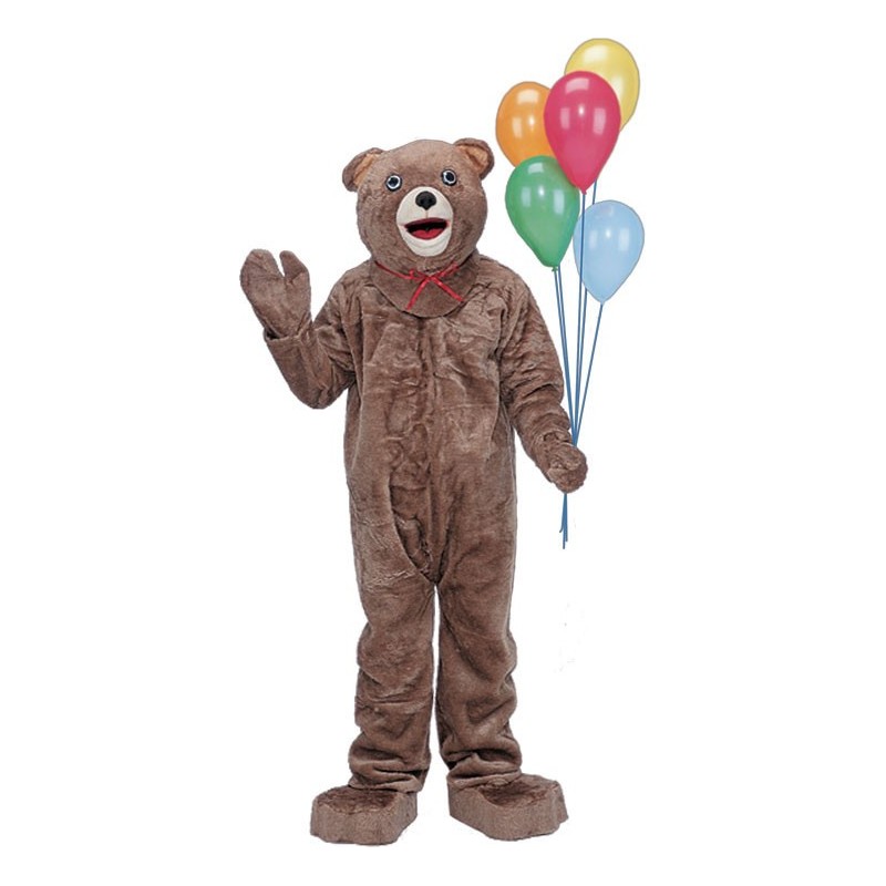 Fantasia Masculina Urso Mascote Festa Halloween Carnaval