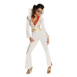 Fantasia Feminina Elvis Presley Halloween Festa Carnaval