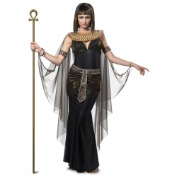 Fantasia Feminina Cleopatra Rainha do Egito Festa Halloween Carnaval