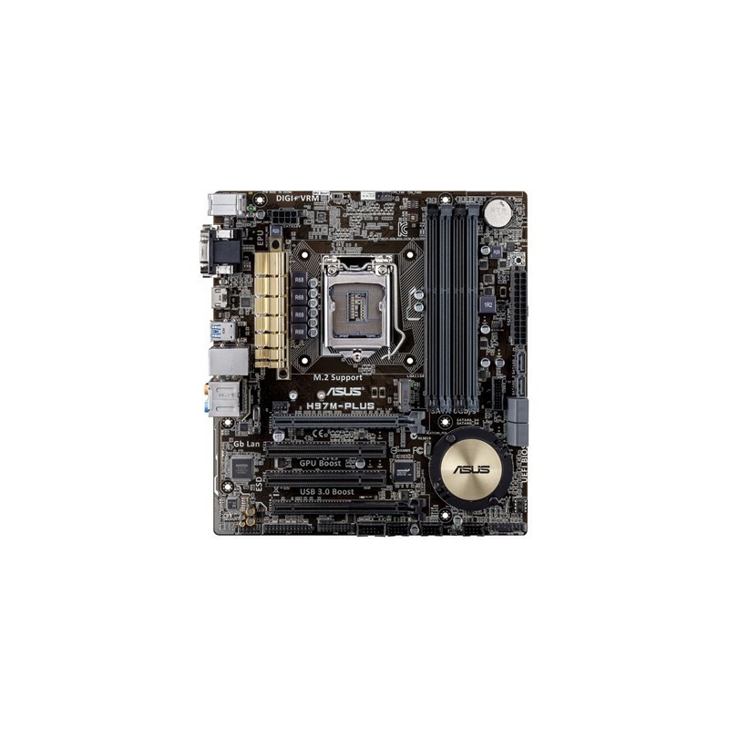 Placa-Mãe Asus H97M-PLUS Socket 1150 4º Geração i3/i5/i7