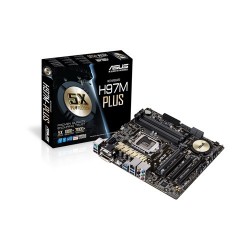 Placa-Mãe Asus H97M-PLUS Socket 1150 4º Geração i3/i5/i7