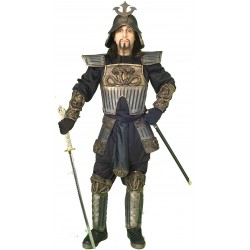 Fantasia Masculina Samurai Guerreiro Japonês Festa Halloween Carnaval