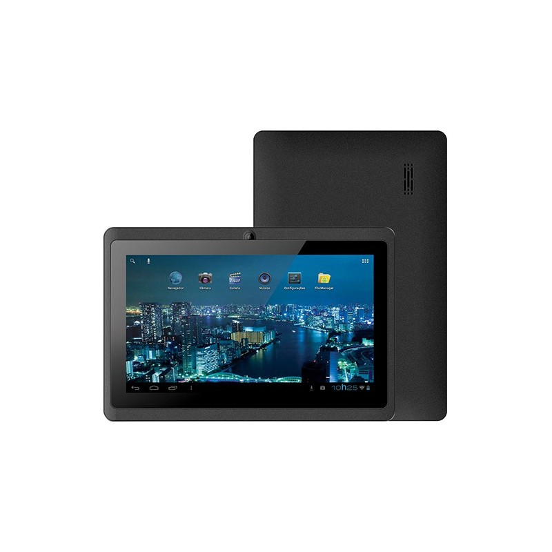 Tablet Phaser PC-713 Kinno II 4GB Wi-fi Tela 7" Android 4.0 Processador A13 1.0 GHz - Preto