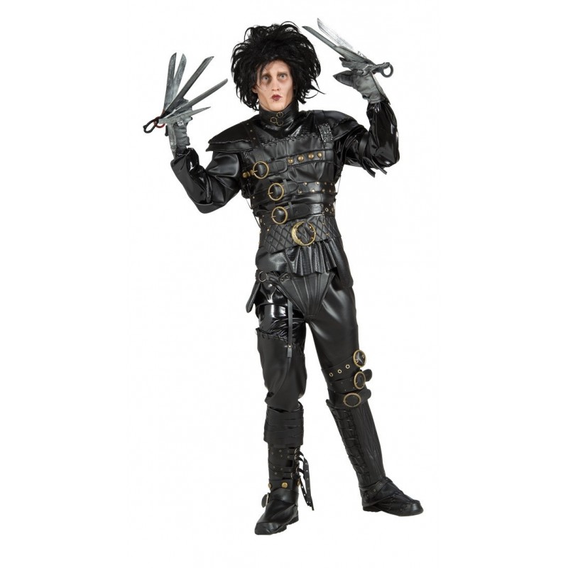 Fantasia Masculina Edward Mãos de tesoura Festa Halloween Fantasia Masculina Edward Mãos de tesoura Festa Halloween