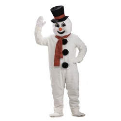 Fantasia Adulto Boneco de Neve Mascote Festa Halloween