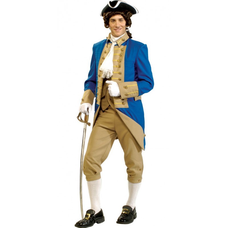 Fantasia Masculina George Washington Festa Halloween Carnaval