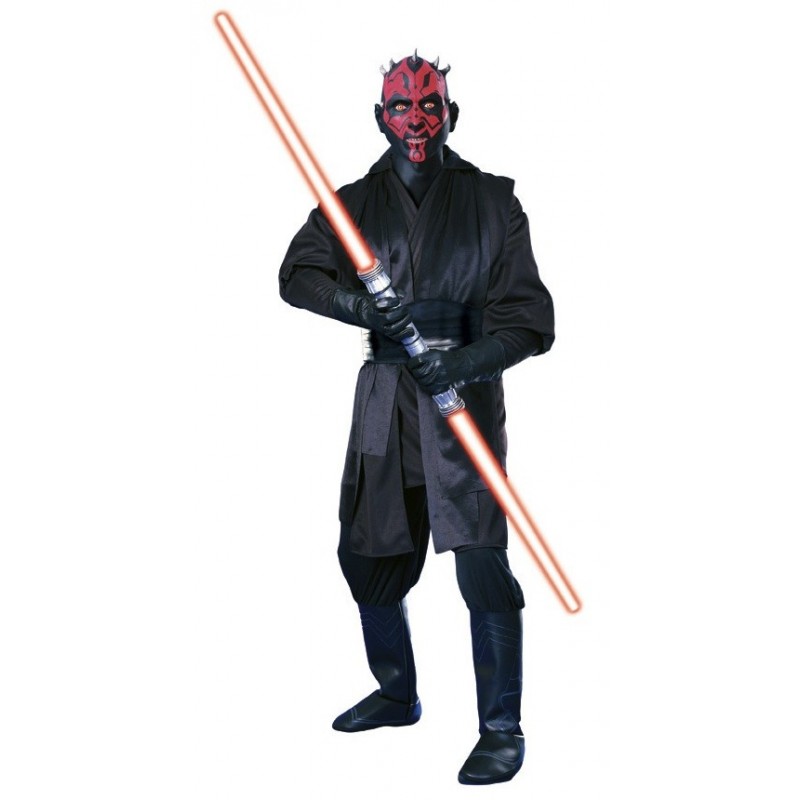 Fantasia Masculina Darth Maul Star Wars Festa Halloween Cosplay