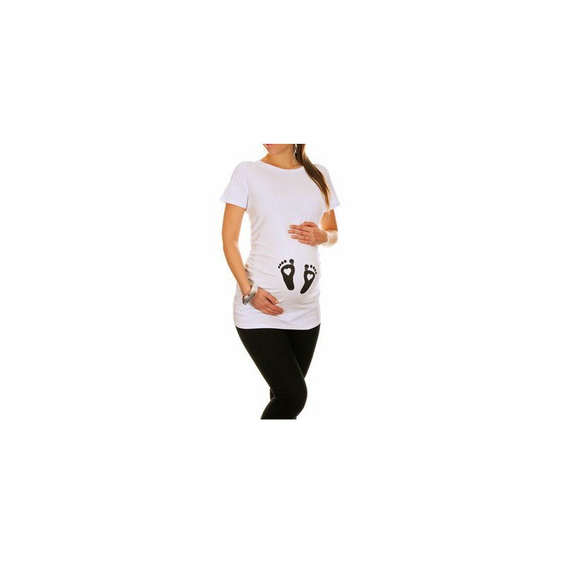 Blusa Camiseta para Gestantes moda Maternidade
