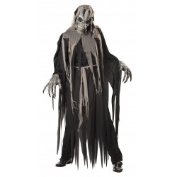 Fantasia Masculina de Terror Bobo da Corte Sinistro Festa Halloween Carnaval