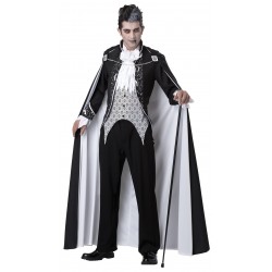 Fantasia masculina de vampiro Lord Plus Size fantasia de vampiro