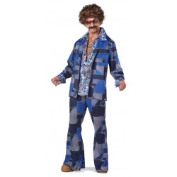 Fantasia Masculina Disco Anos 70 Festa Halloween Carnaval