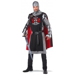 Fantasia Masculina Guerreiro Armadura Medieval Festa Halloween Carnaval