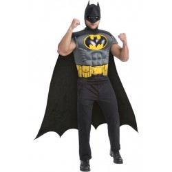 Fantasia Masculina Camiseta Batman Halloween Carnaval Festa