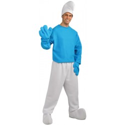 Fantasia Masculina Smurf Festa Halloween Carnaval