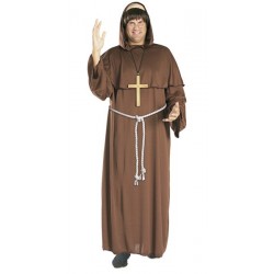 Fantasia Masculina Monge Franciscano Festa Halloween Carnaval