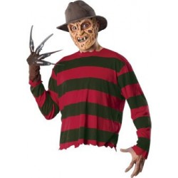 Fantasia Masculina Freddy Krueger Festa Halloween Carnaval