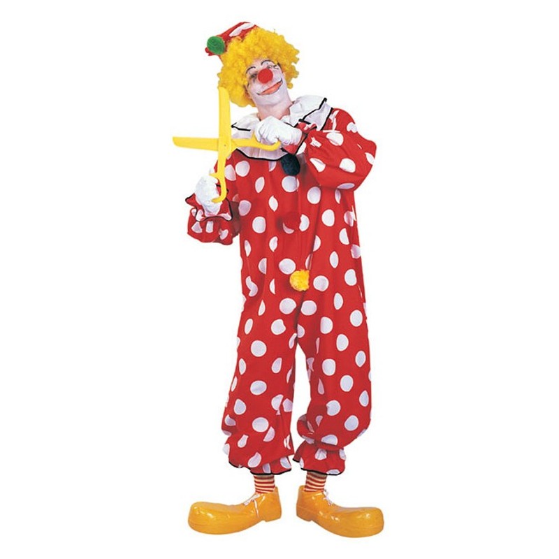 Fantasia Masculina Palhaço Bolinha Festa Halloween Carnaval Fantasia Masculina Palhaço Bolinha Festa Halloween Carnaval