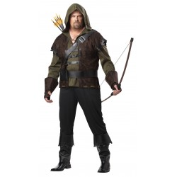 Fantasia Masculina Robin Hood Plus Size Festa Halloween Carnaval