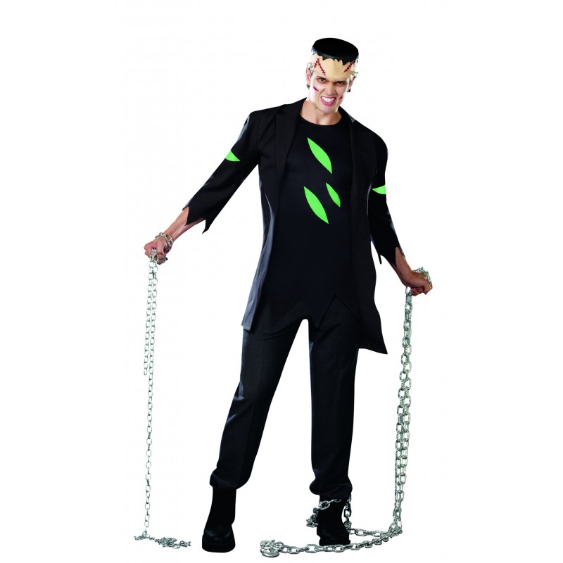 Fantasia Masculina Frankestain Festa Halloween Carnaval
