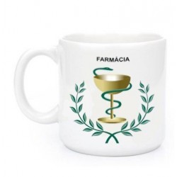 Caneca de Porcelana Presente Profissões Farmácia Farmaceutica