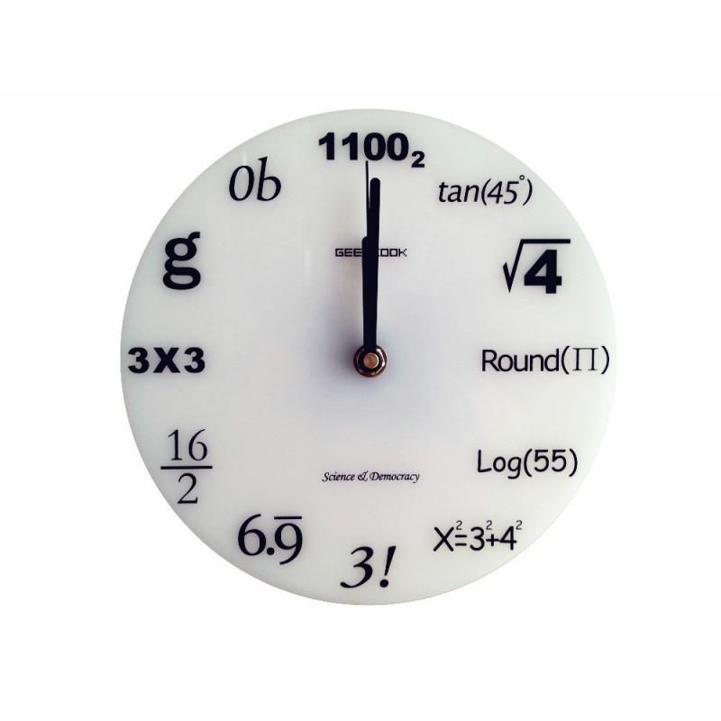 Relógio de Parede Profissões Formandos Exatas Engenharia Branco